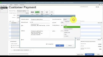 QuickBooks - Receive Payment - Client Overpays 2017