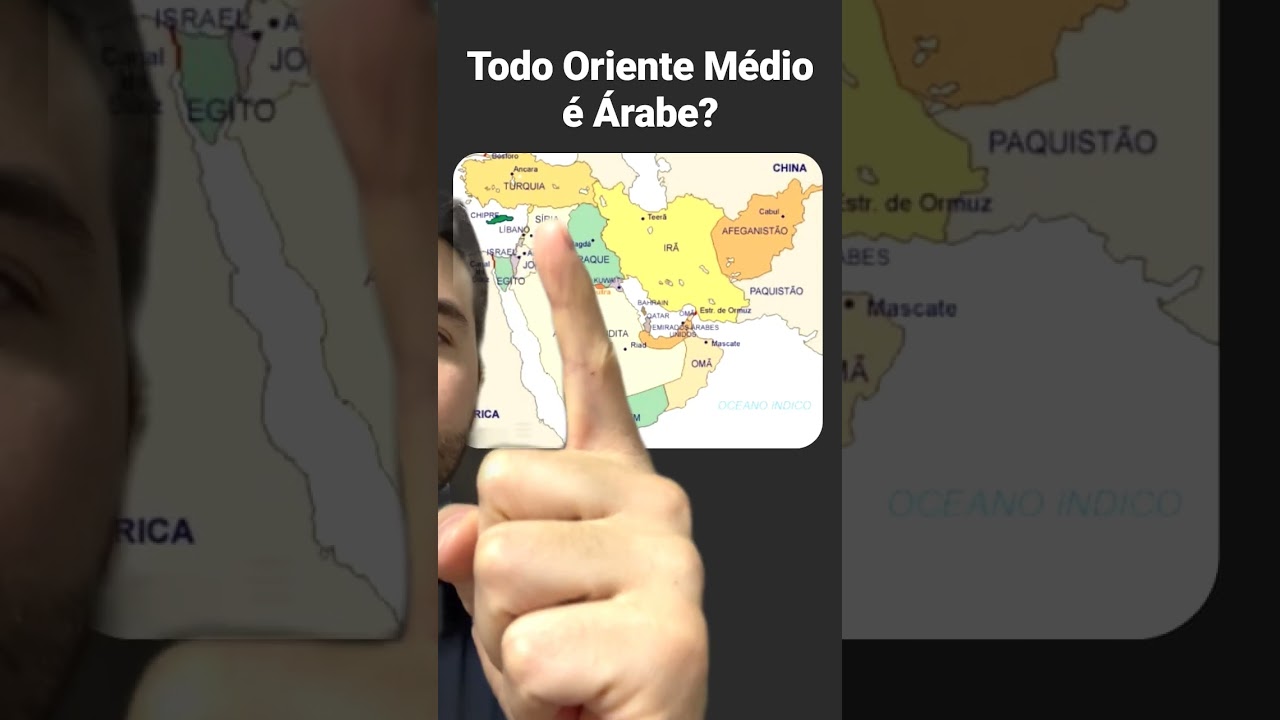 Todo Oriente Médio é Árabe? #geopolitica #orientemedio #enem2023