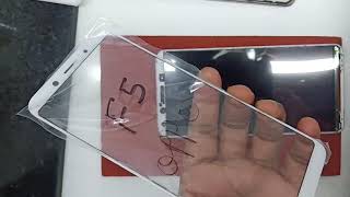 Oppo F5 broken Damage Crack only touch glass replacement.change CPH1723-CPH1727