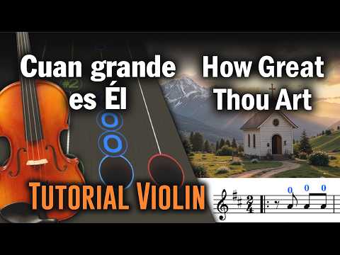 Cuan Grande es Él - How Great Thou Art | Tutorial Violin - Play Along