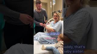 1-Year-Old Sees Newborn For First Time Big Brother Panics