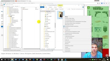 Windows File Explorer: Add a Program to the Context Menue