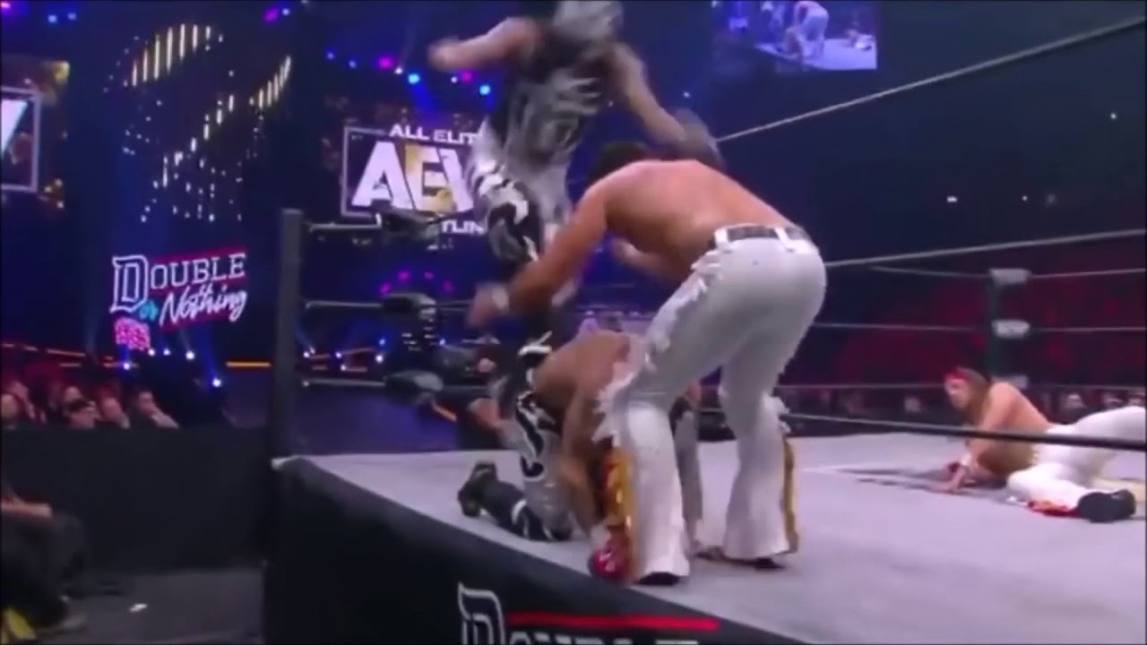 The Young Bucks vs Lucha Bros Highlights AEW  Double Or Nothing