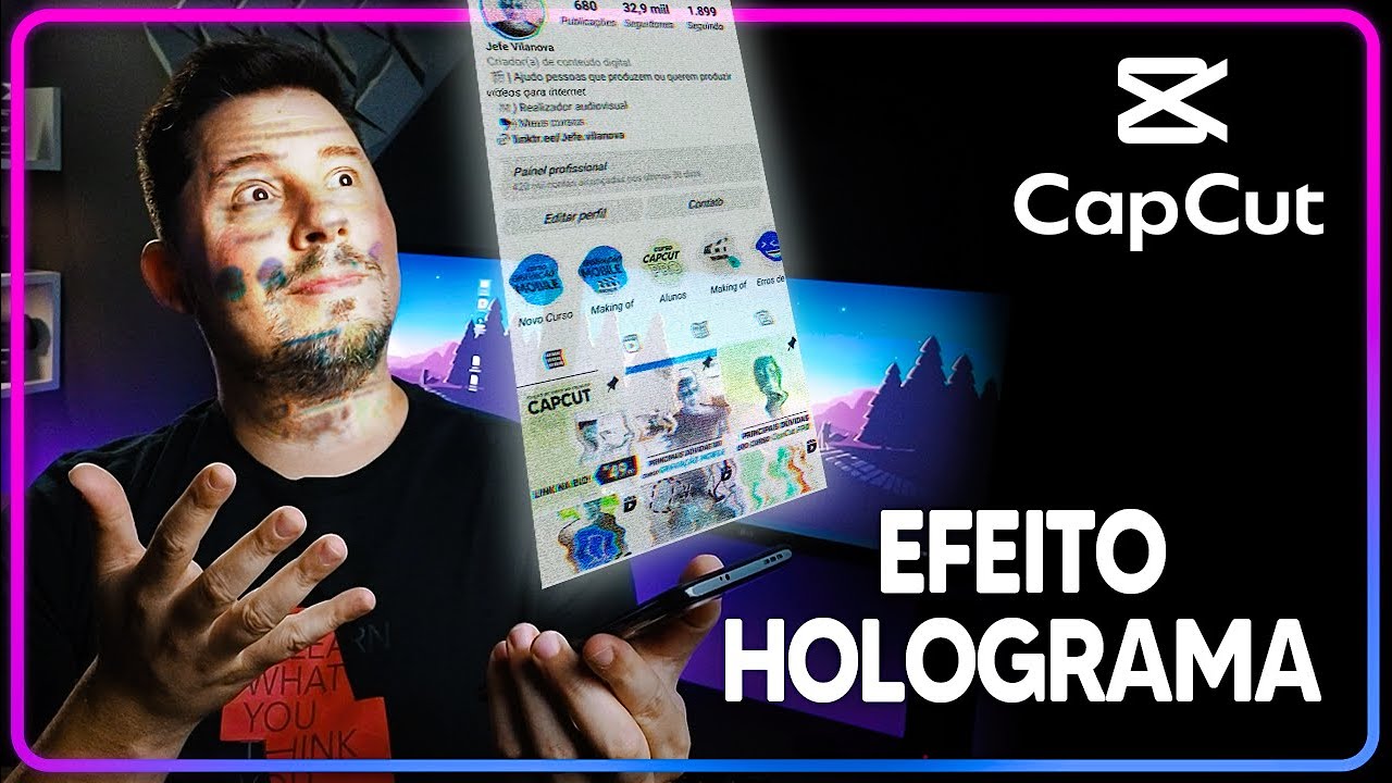 efeito-holograma-com-o-celular-s-usando-o-capcut-youtube