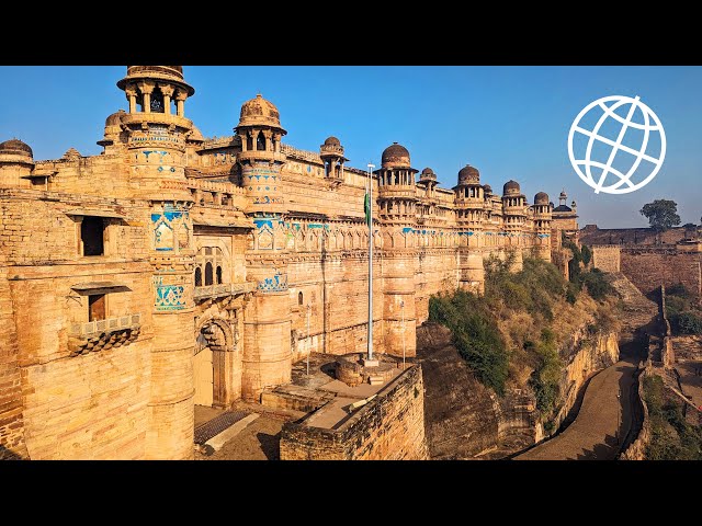 Gwalior Fort, Madhya Pradesh, India  [Amazing Places 4K] class=