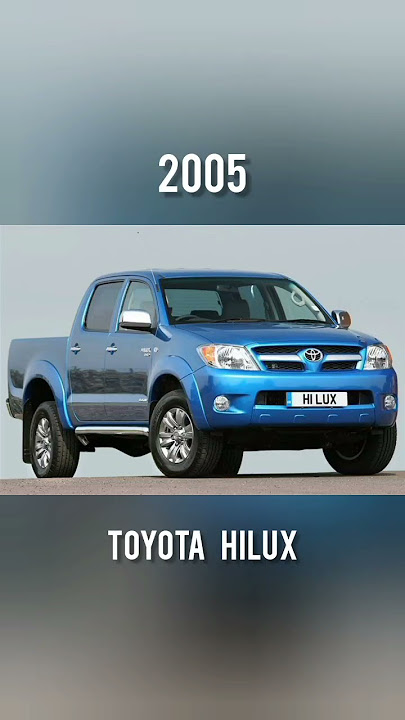 Evolution of Toyota Hilux (1980 - 2022)