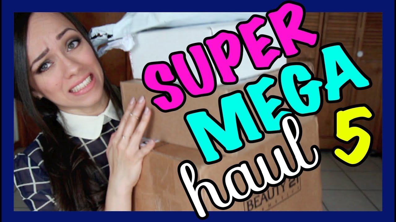 SUPER MEGA HAUL #5: Maquillaje, agenda, y MUCHA ROPA!