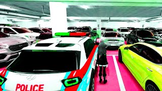 New police car and super car parking to the parking garage & 3D android simulator gameplay. screenshot 4