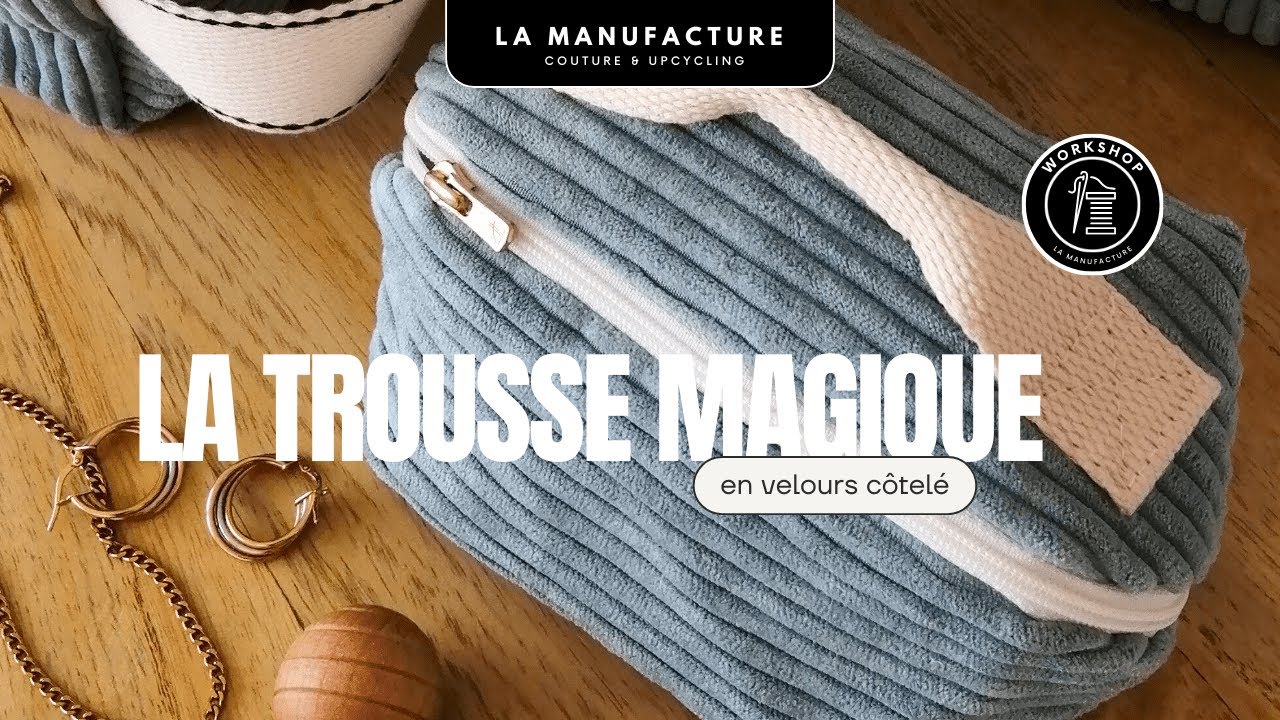 Tuto Couture - La Trousse Magique (Patron PDF) - YouTube