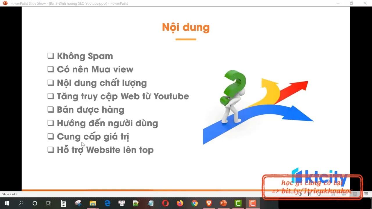 Bài 2 Định hướng SEO Youtube| Free Learn Channel – Cộng Đồng Youtube