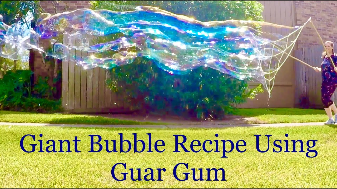 Giant Bubble Recipe Using Guar Gum YouTube Maxresdefault