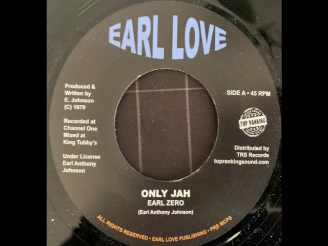 Earl Zero - Only Jah / Dub - YouTube