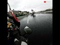 Epic Crash Scene at TT #racing