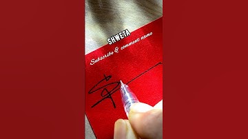 Best signature style for SHWETA name ❤️‍🔥// Shweta name signature // stylish signature #signature