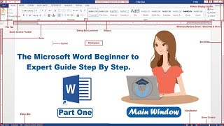 Learn Microsoft Word | Main Window For Beginner To Expert | Part-1. #iqitkrishnendu #english #msword