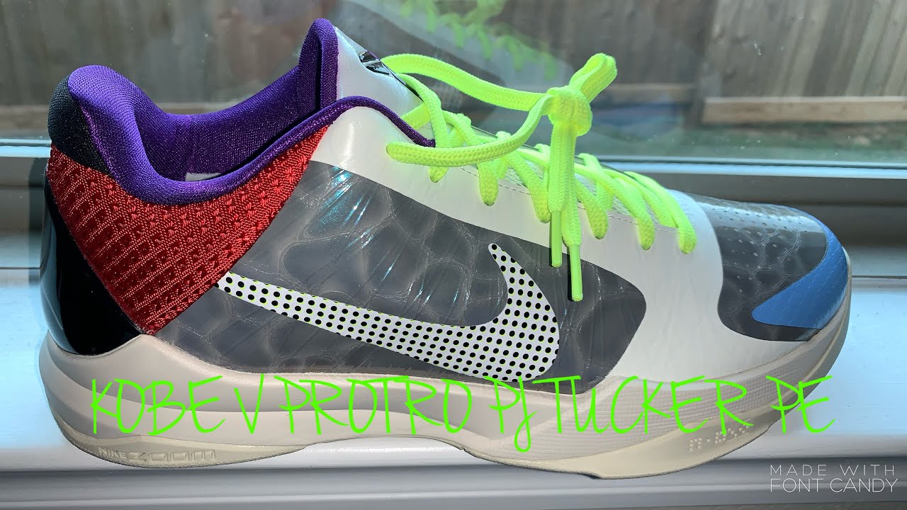 PJ Tucker @pjtucker wearing Kobe 3 PE Louis Vuitton Concept