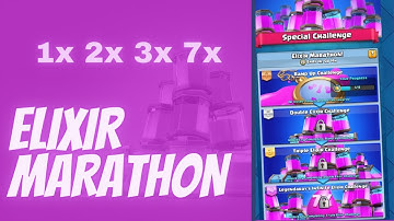 Easiest Deck For Elixir Marathon Challenge | Clash Royale