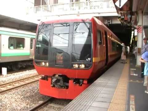 253系 日光 発車 運転士さんの子供へのサービス