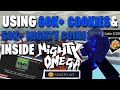 Mighty omega using 60k cookies 50k mc 35 clan rerolls inside mighty omega 1k subs special