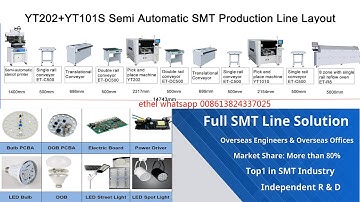 ETON YT20 machine smt semi-auto production line /smd led mounting machine
