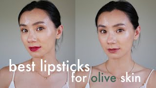 Best lipstick for olive skin and dark hair