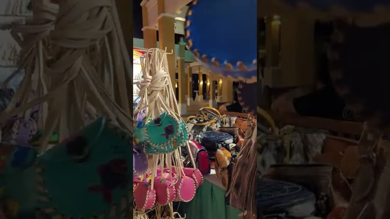 Leather Purse Vendor in Mexico