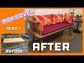 DIY Makeover: Coffee table to bench. Before and After. Part 1