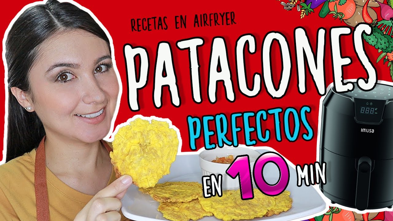 Cómo hacer PATACONES o TOSTONES de Plátano Verde en la #AirFryer | RECETA DEFINITIVA | Do It! Laura