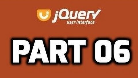 jQuery UI ToolTip Widget - Learn To Use jQuery UI Widgets - Part 06