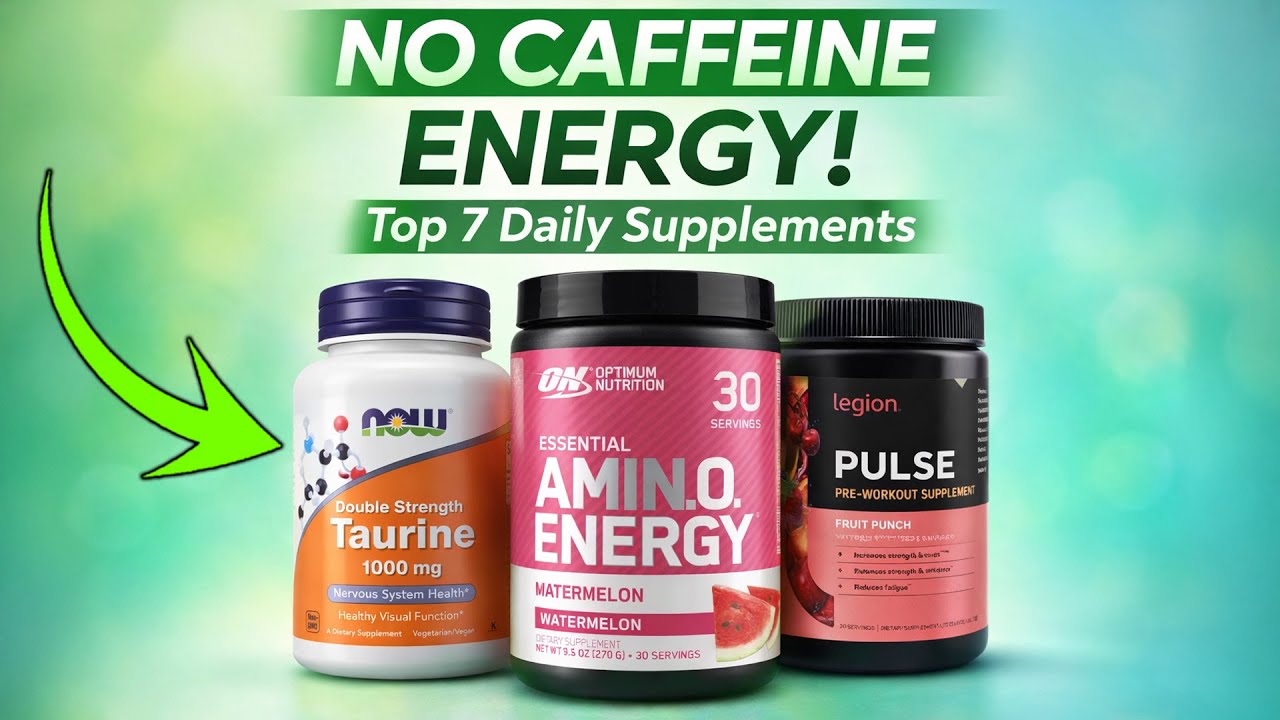 Топ-7 добавок для ежедневного повышения энергии без кофеина