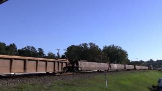 NS: long fast moving Intermodal less than half full / Norris SC