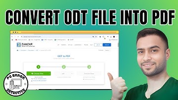 Hoe een ODT-bestand naar PDF converteren - voor beginners (2025)