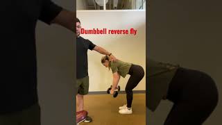 Dumbbell reverse fly