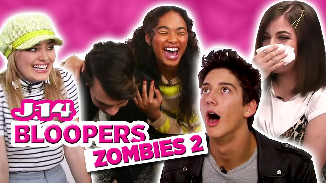 Disney Channel's ZOMBIES 2 Cast Bloopers With J-14 - YouTube