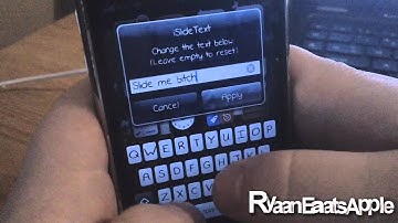 Change Lockscreen Slider Text With iSlideText