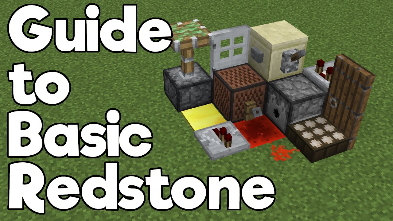 My brother made this simplified guide for redstone and wanted me