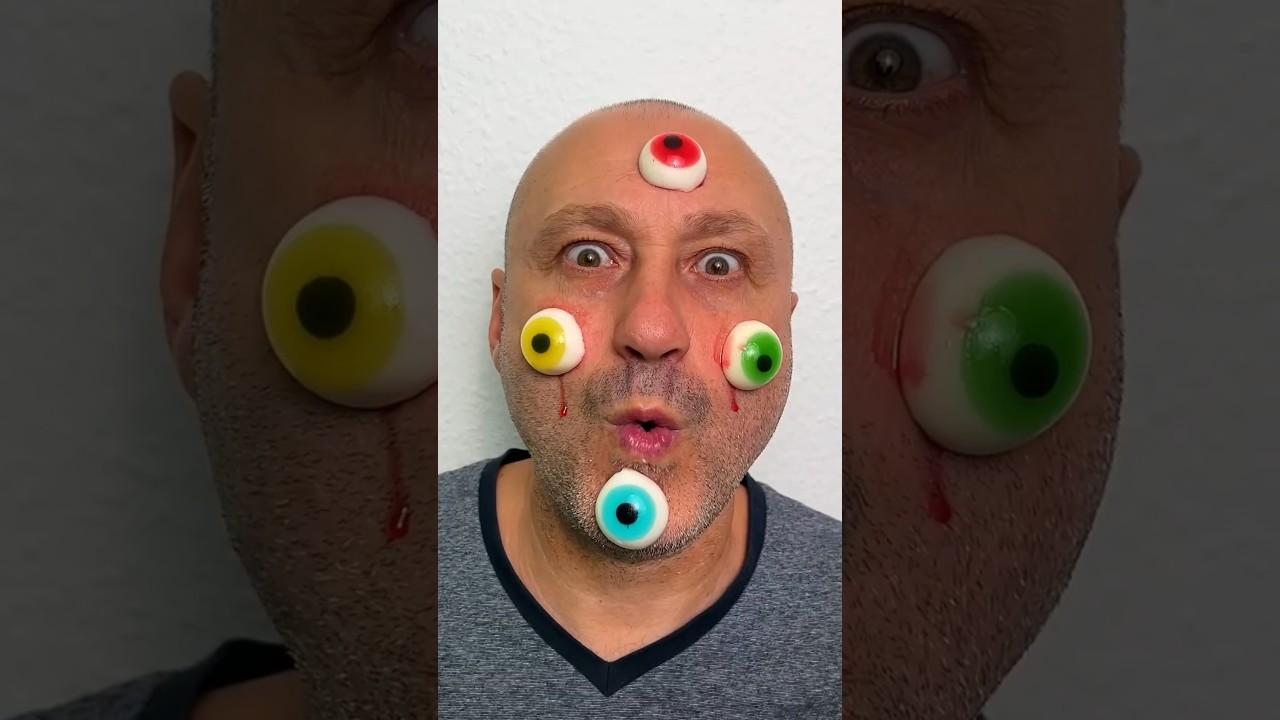 What ah oh with jelly eyeball #funny #comedy #shorts