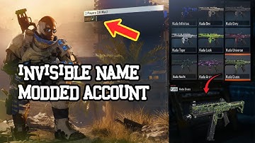 Modded BO3 Accounts *INSANE* INVISIBLE NAME! Modded Unreleased Camos in BO3 *Check Description*
