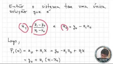 Cálculo numérico - Interpolação linear - A08
