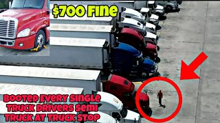 Every Single Truck Driver Got Booted & Charged $700 For Parking At Truck Stop 🤯