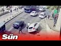 Jerusalem CCTV shows Israeli car hitting Palestinian