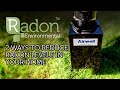 2 Ways To Reduce Radon Levels In Your Home