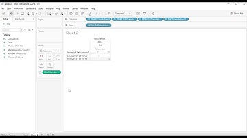 How to Transform Datetime Tick into a Date Time Format using Tableau Calculations in Tableau Desktop