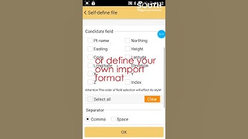 EGSTAR data import