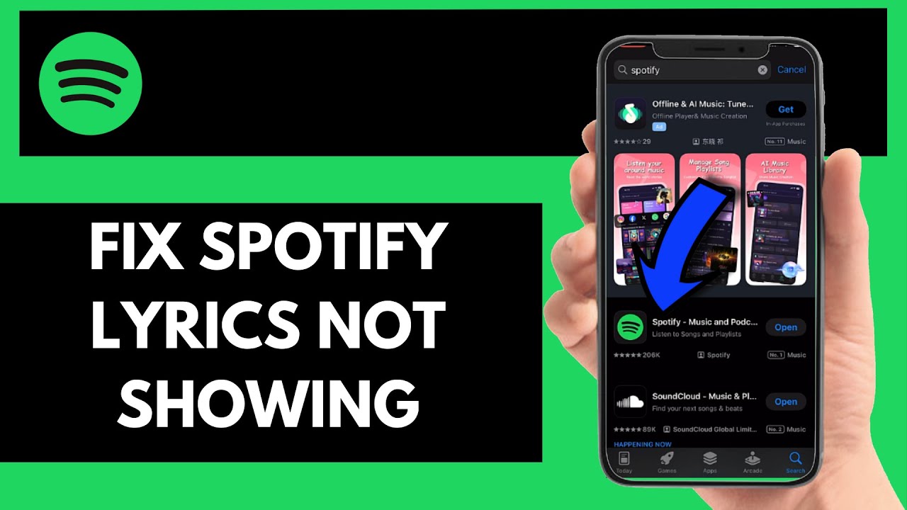 How To Fix Lyrics Not Showing On Spotify - YouTube