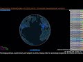 Real Time Earthquakes Monitoring with latest #GlobalQuake v0.10.0_pre11