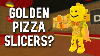 🧈Golden pizza slicers + more | 🍕Work at a pizza place Roblox