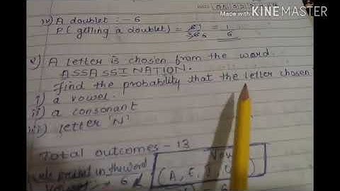 Probability Vowels consonants