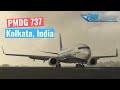 Perfect touchdown in Kolkata on a Boeing 737 | PMDG | MSFS