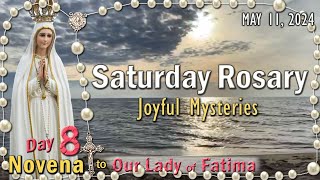 🌼SATURDAY Rosary🌼 DAY-8 NOVENA to OUR LADY of FATIMA, Joyful Mysteries, MAY 11, 2024, Scenic